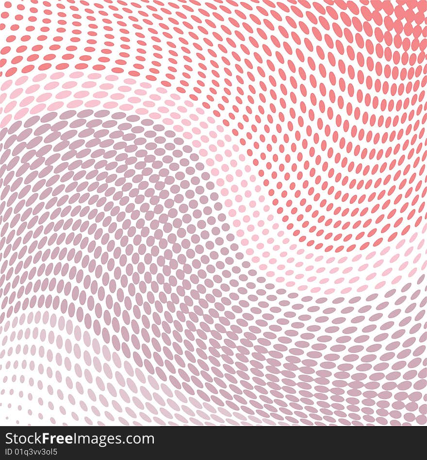 Vector illustration of halftone background