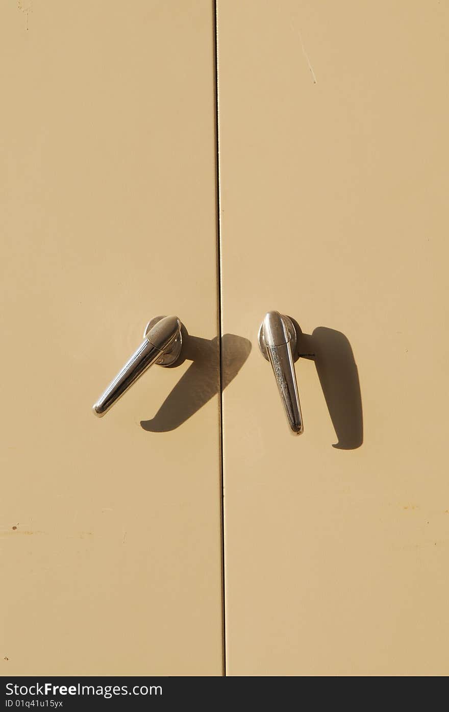 Iron Door And Handles