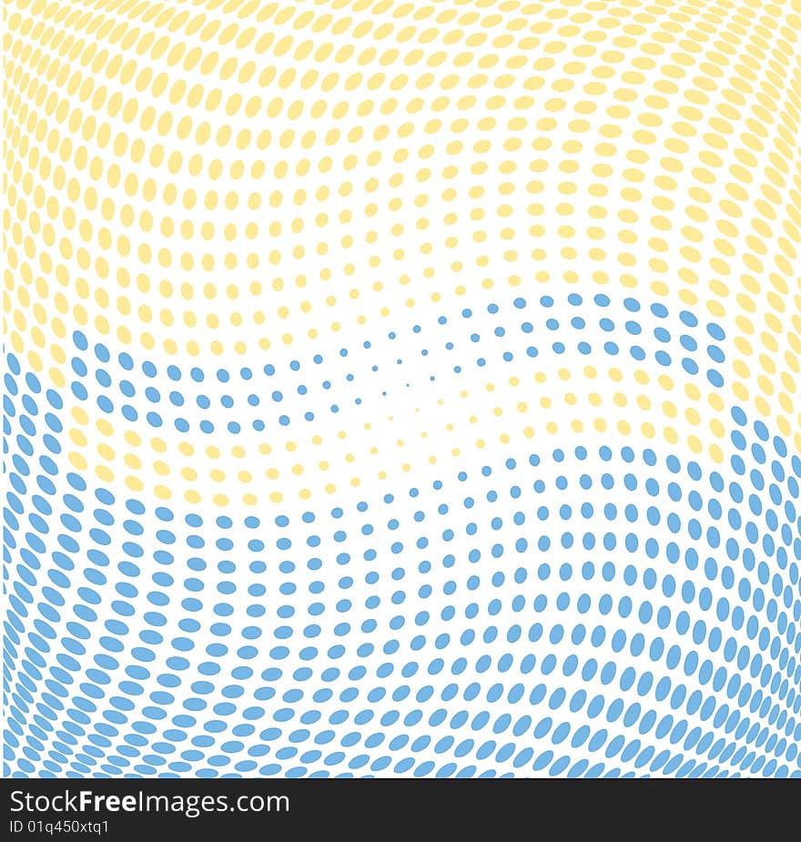 Vector illustration of halftone background