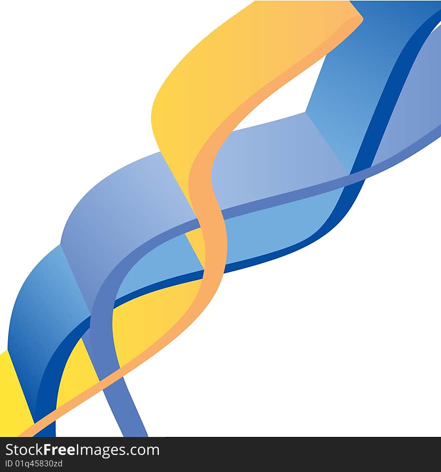 Vector illustration of swirl background