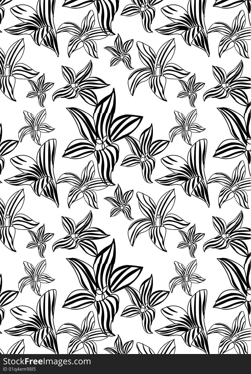 A beautiful floral seamless  pattern design. A beautiful floral seamless  pattern design