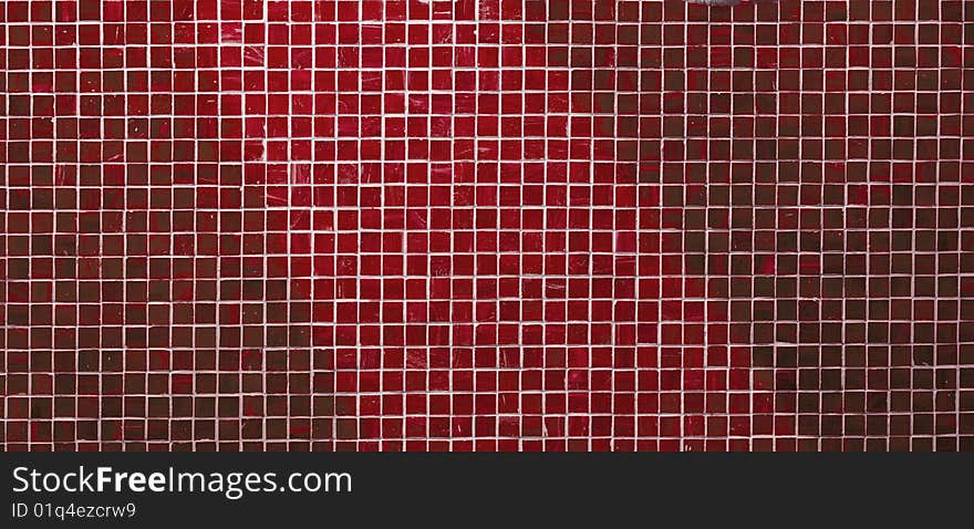 Image of a red mosaic texture