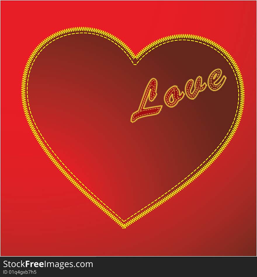 Stitched Love Vector