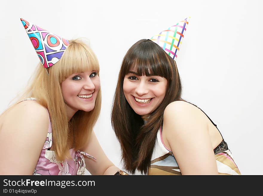 Two Woman Celebrating Birthday