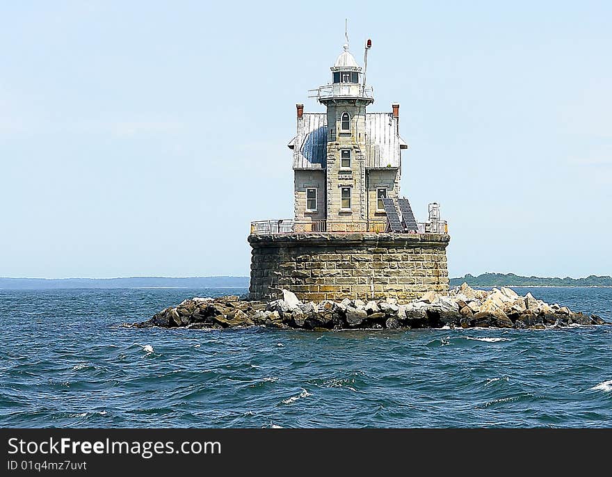 Lighthouse House in the Bay