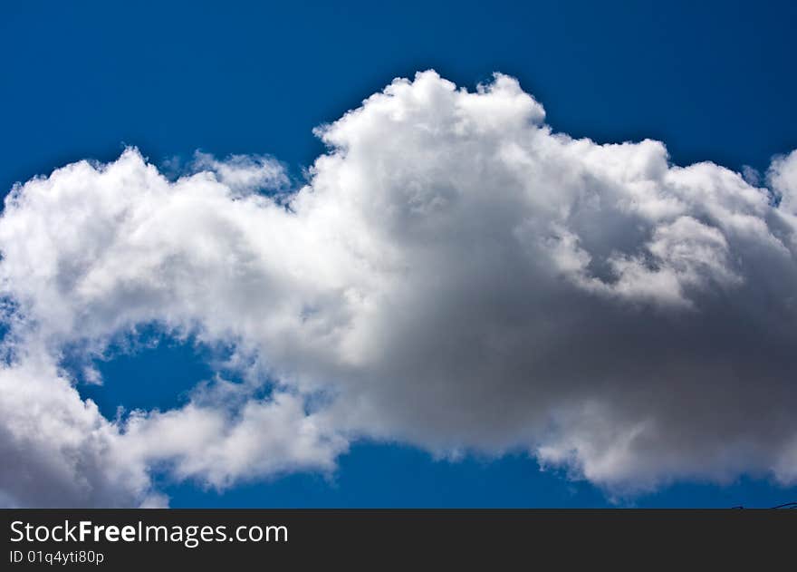 Nice clouds taken in a bright day in california