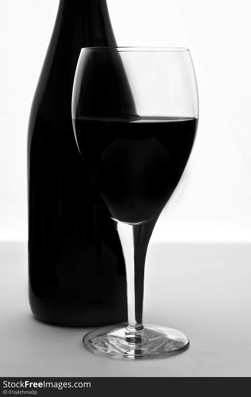 Black And White Wine