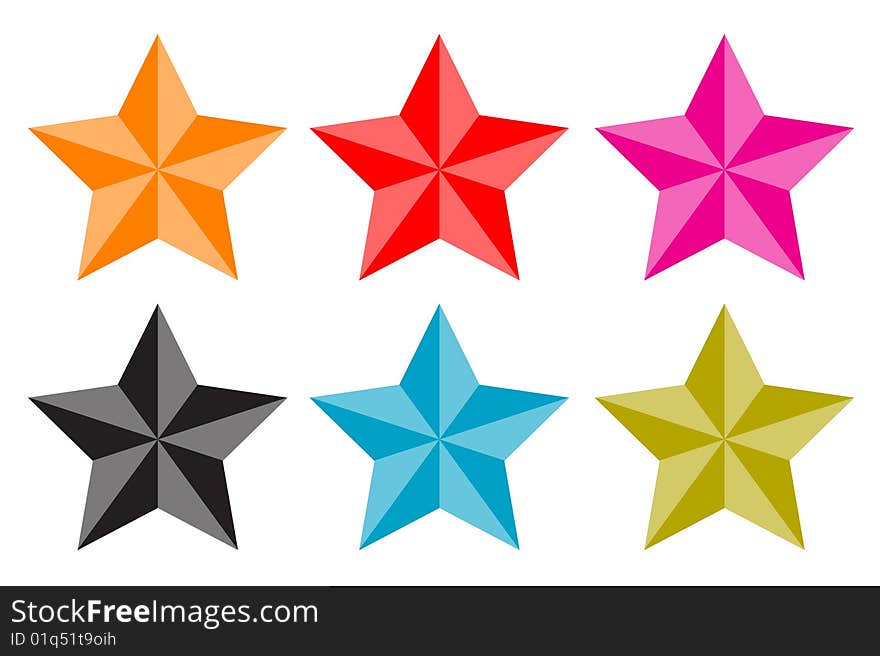 Stars Set (vector)