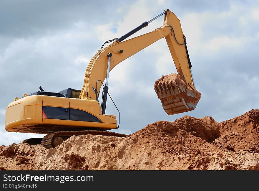 Excavator (rear view)