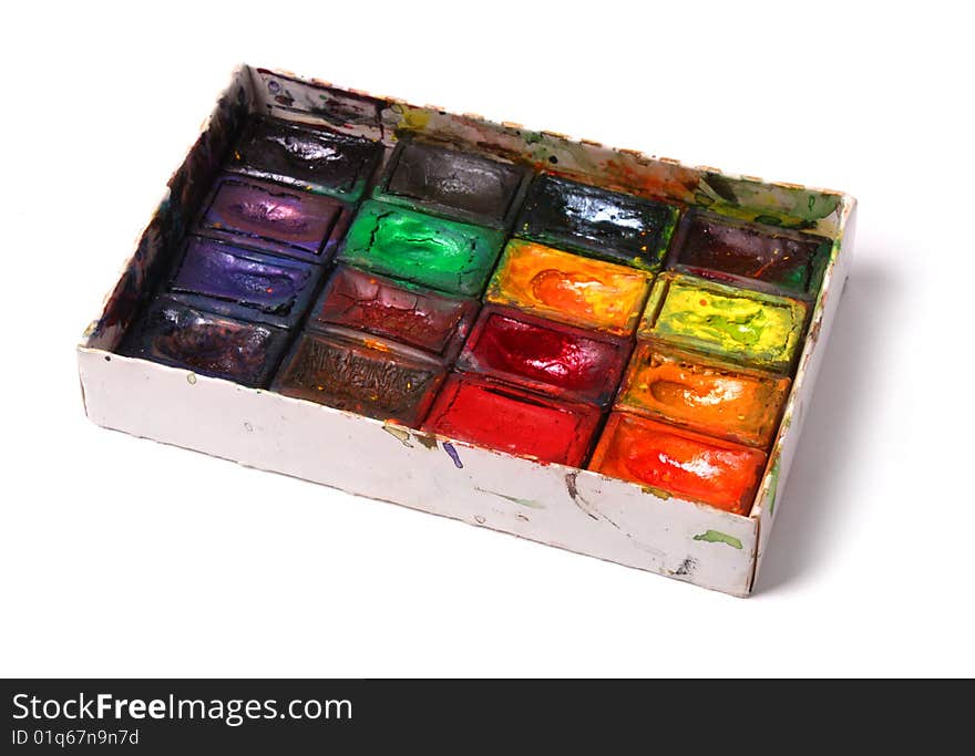 Box Of Professional Water-color Paint