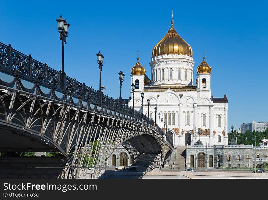 Cathedral of Christ the Savior in Moscow, Russia