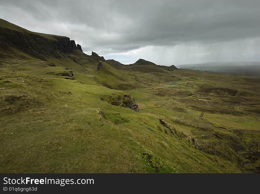 Quiraing Pas On Skye