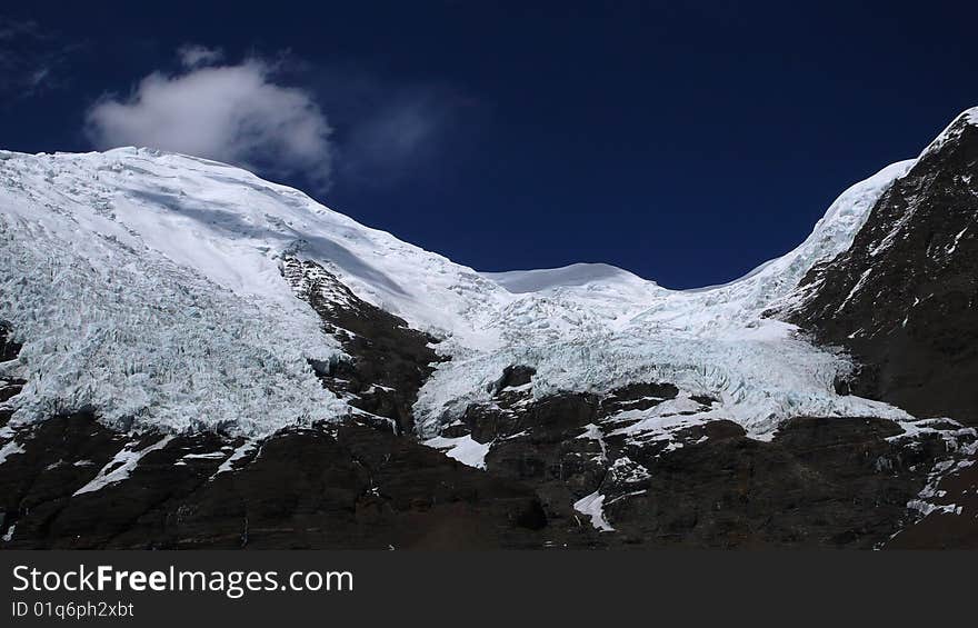 Snow Mountains and glacier