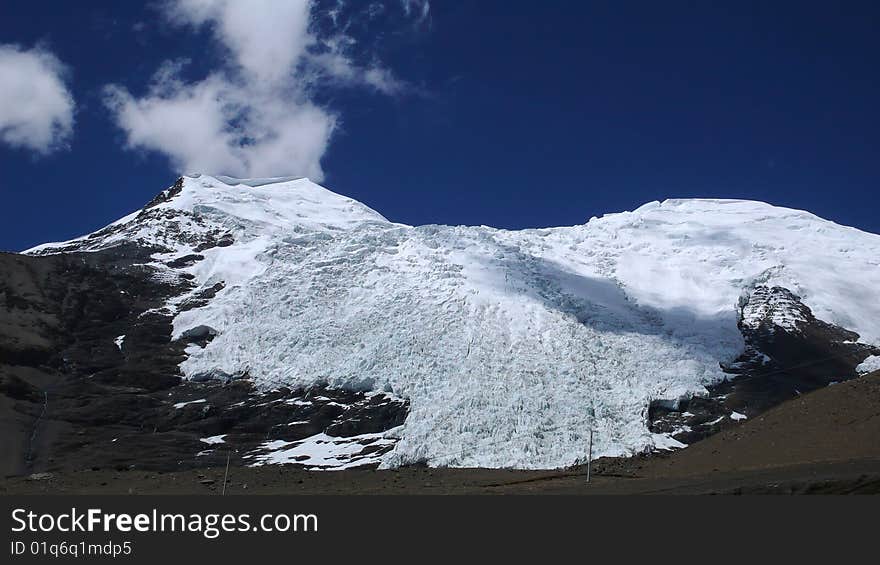 Snow Mountains and glacier