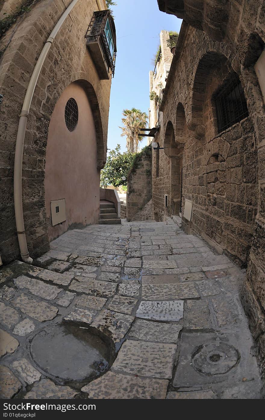 Paving blocks of Jaffa s streets