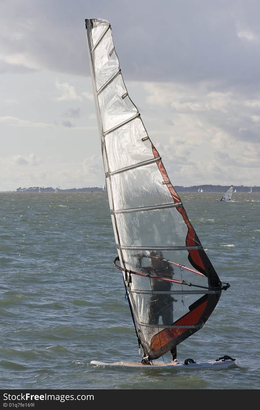 Windsurfing on the Solent