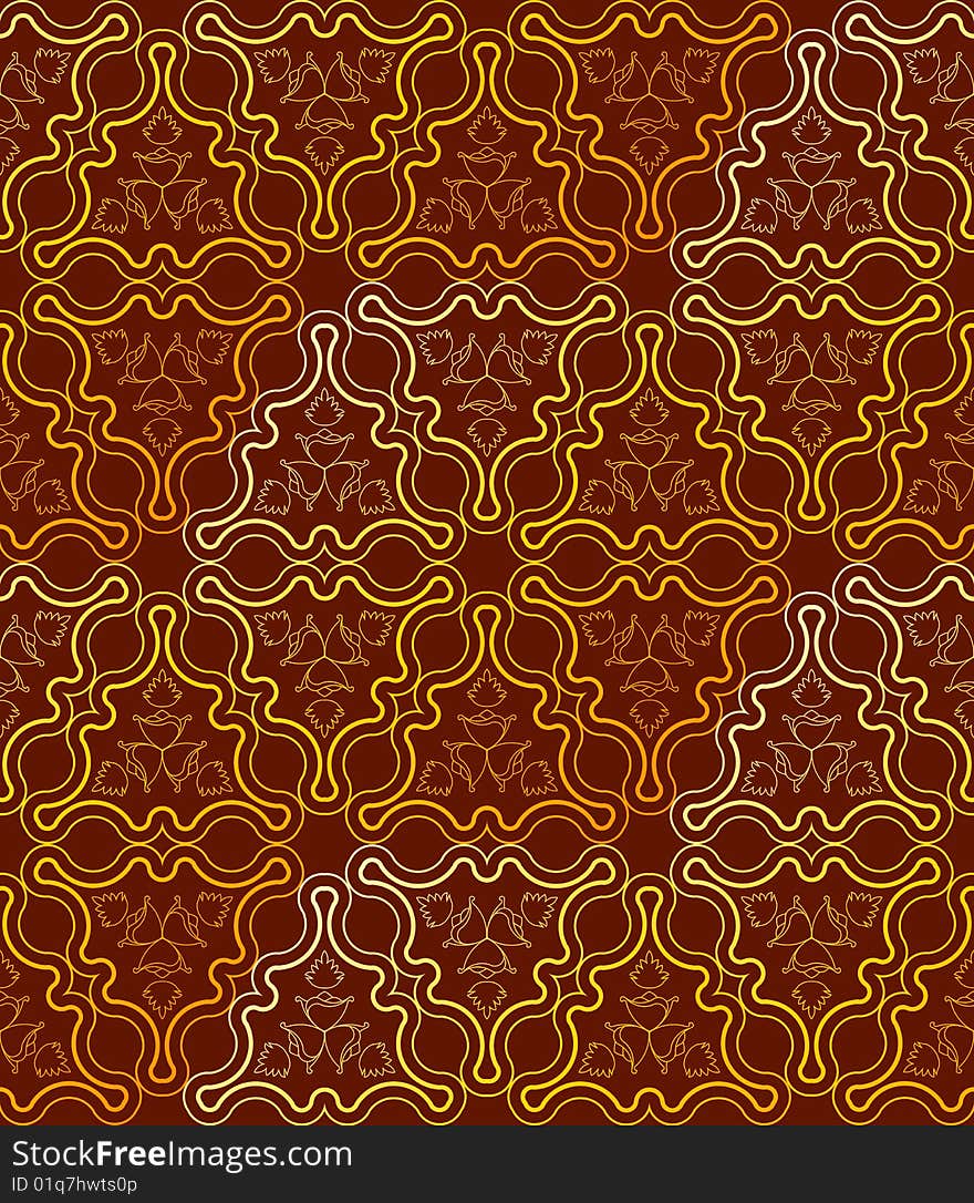 Vector illustration of Seamless Ornament Pattern