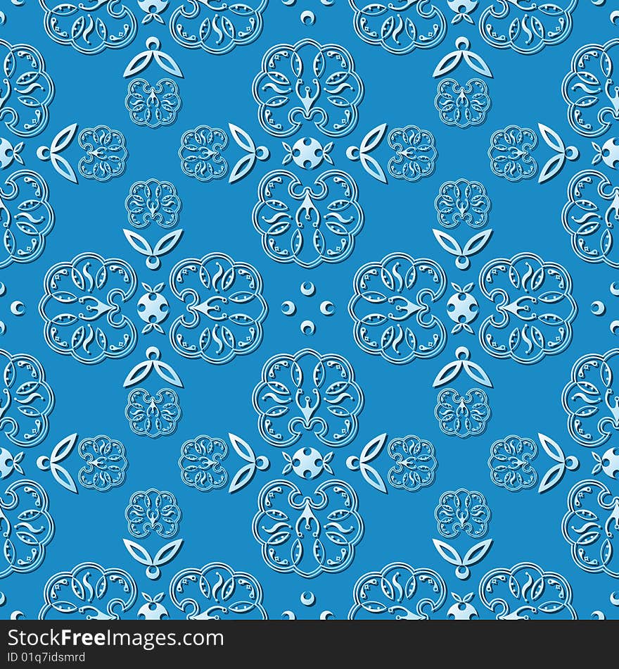 Vector illustration of Seamless Ornament Pattern