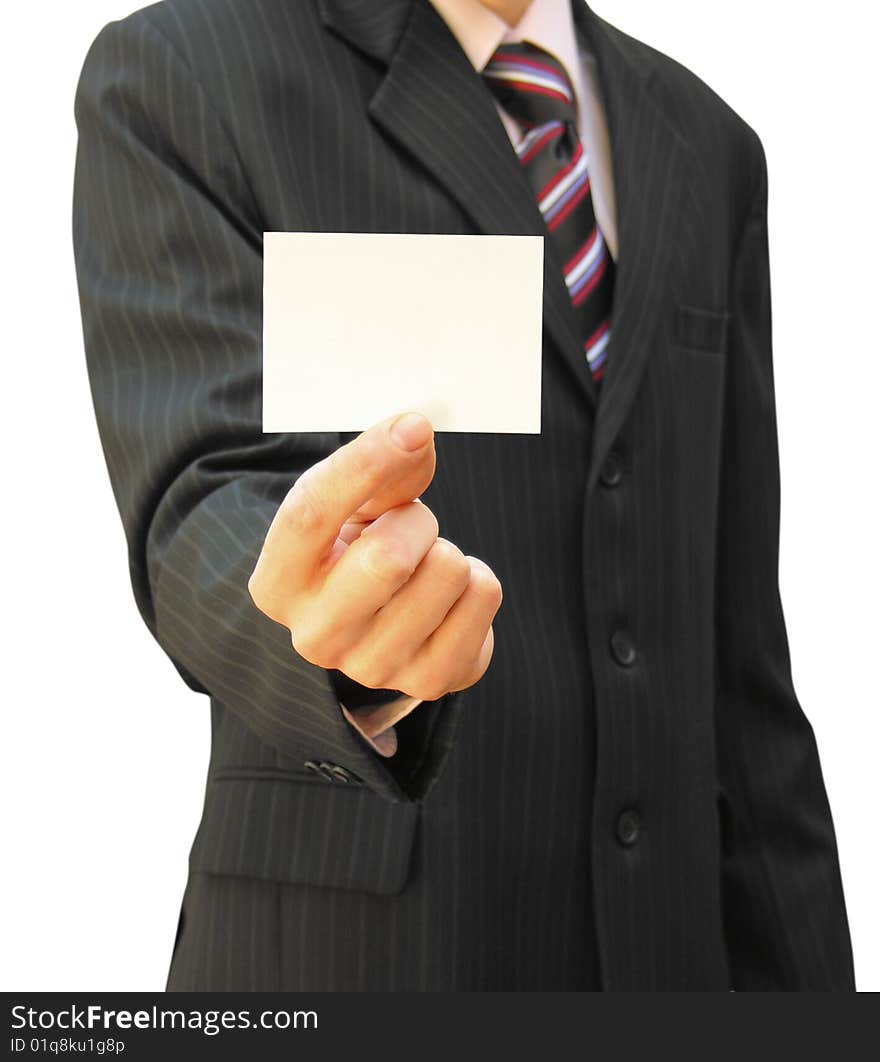 Business hands, man in suit