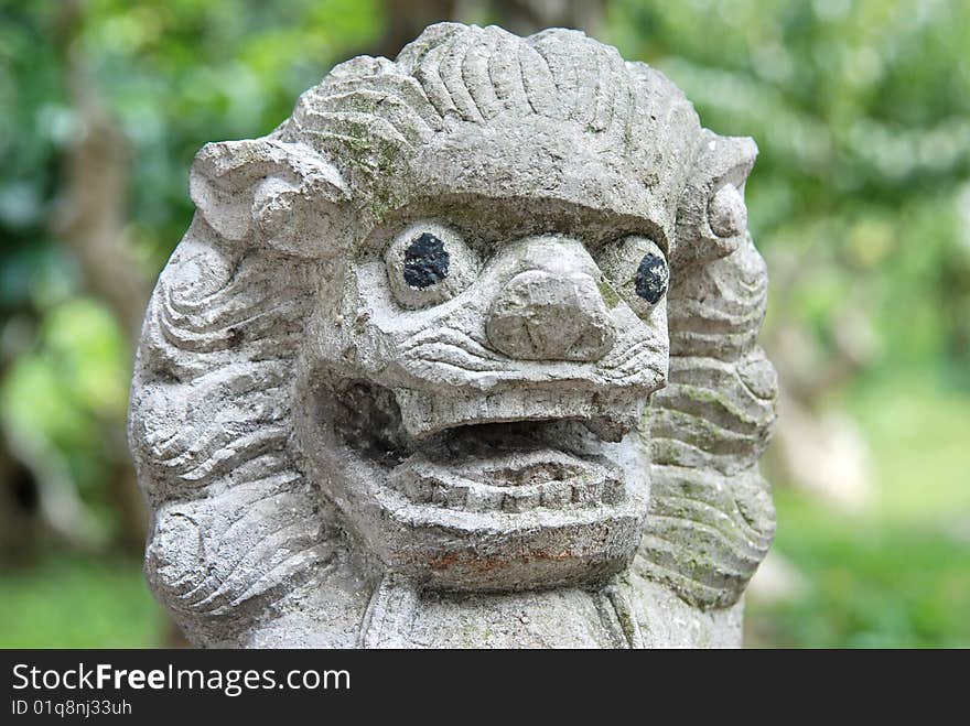 Stone lion