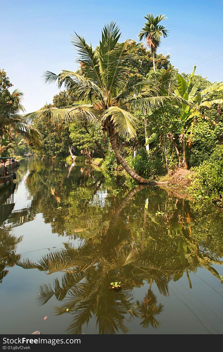 Exciting journey through the backwaters of Kerela, India