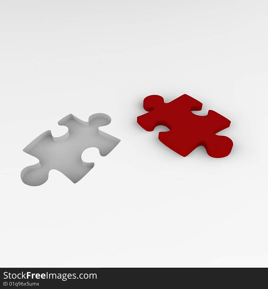 A red puzzle piece needs to be integrated. A red puzzle piece needs to be integrated.