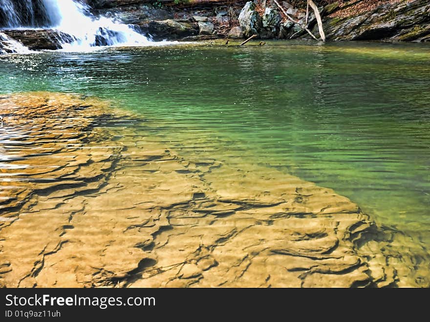 Pool at the Bottom of Waterfalls