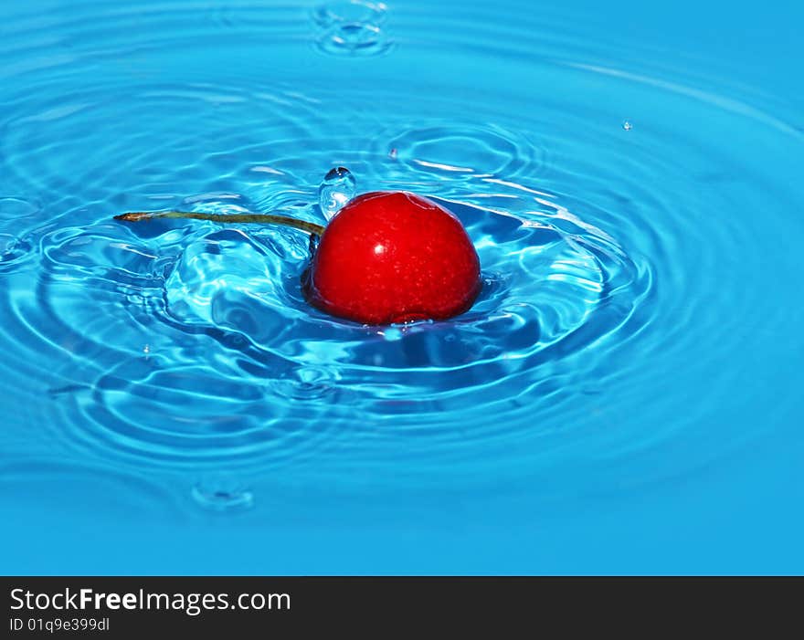 Cherry Falls In Water