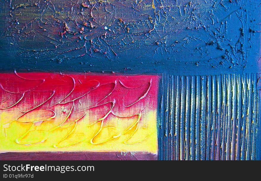 Texture of a painting painted by me. Texture of a painting painted by me