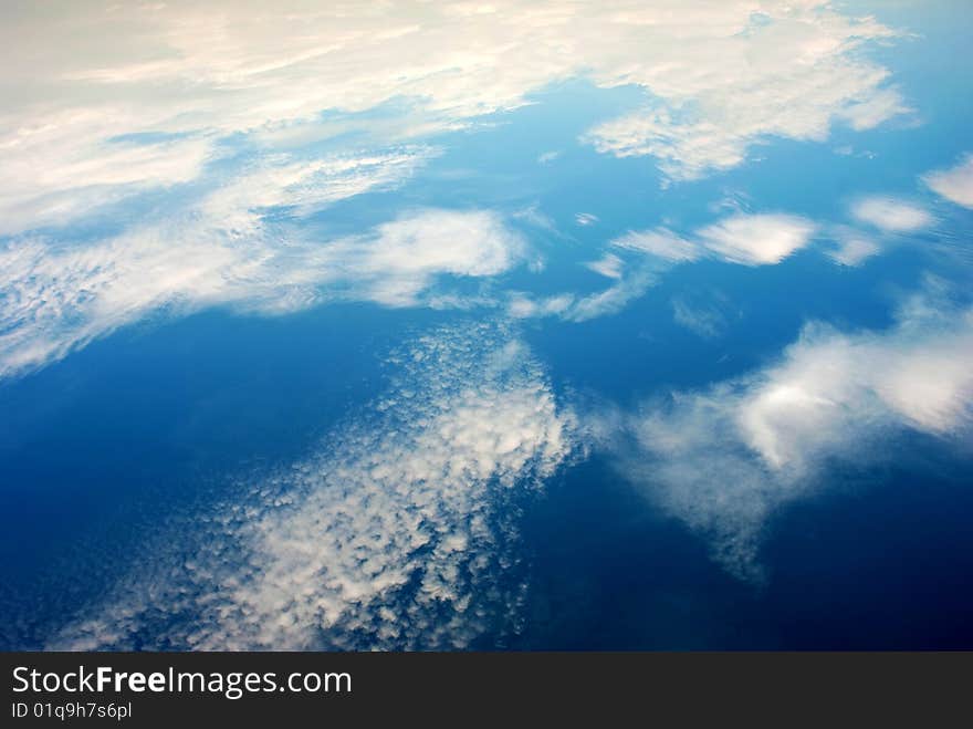 Blue sky and cloud