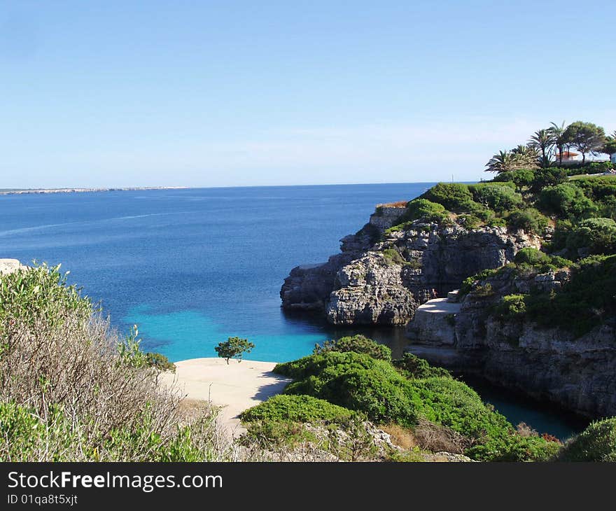 Cala en brut on menorca spain