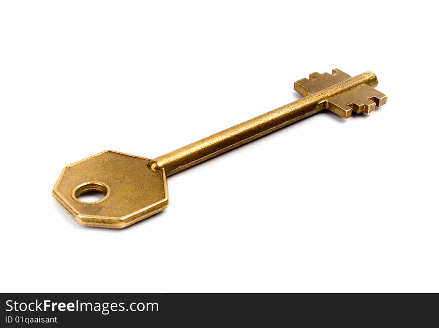 Old golden key