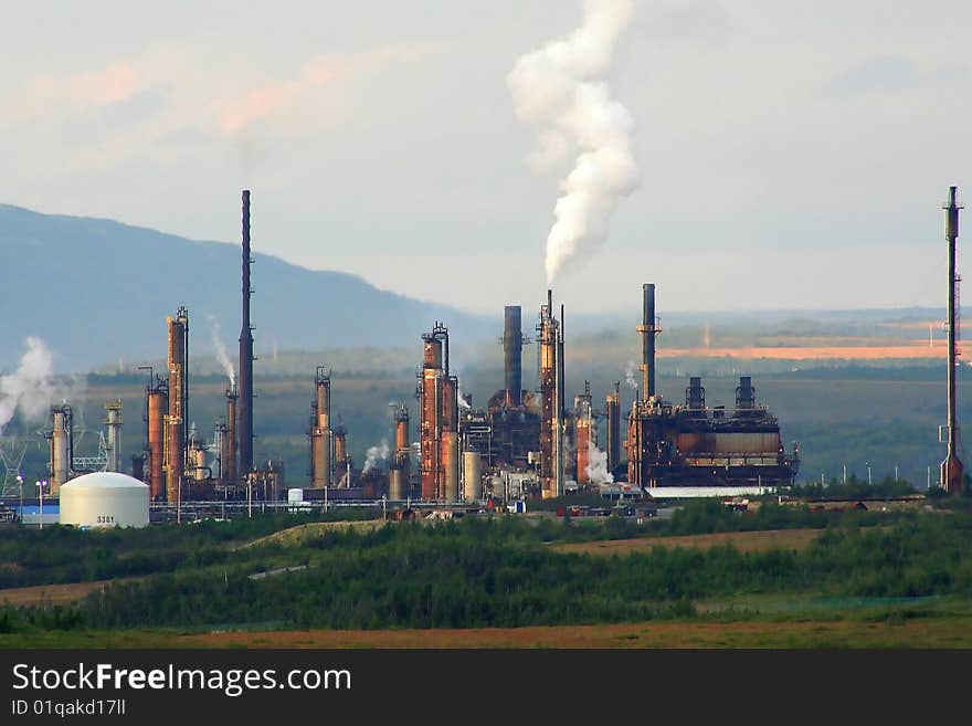 Oil Refinery on the east coast of Newfoundland