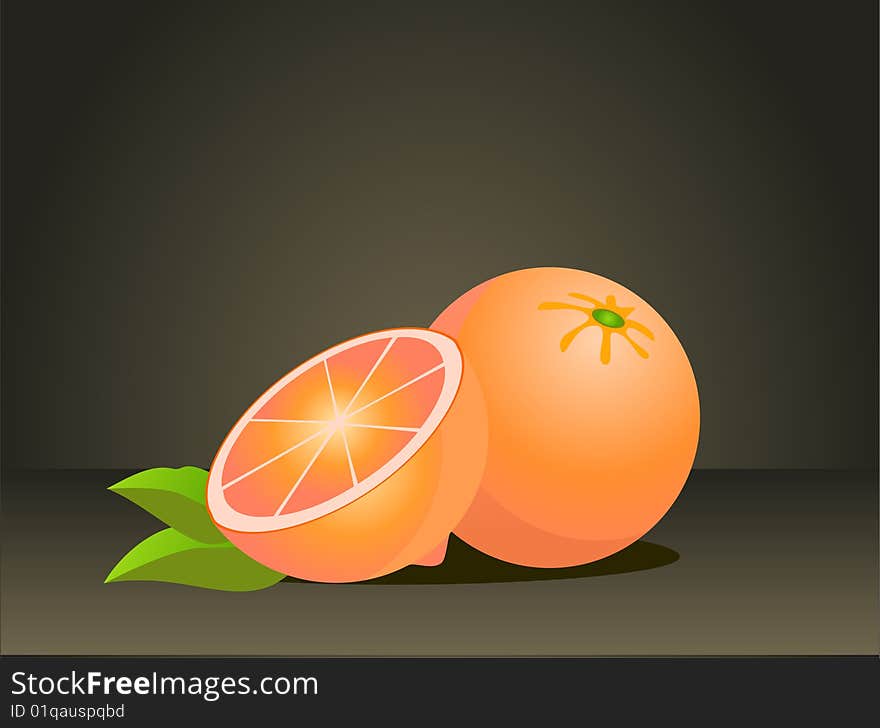 Juicy a orange