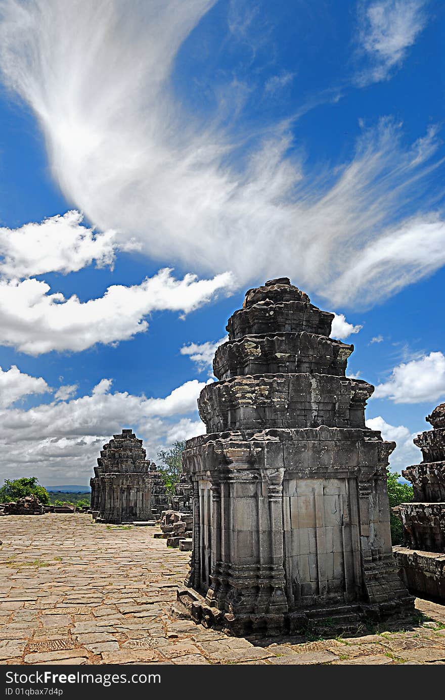 Historical, ancient and ruins Building in Cambodia. Historical, ancient and ruins Building in Cambodia