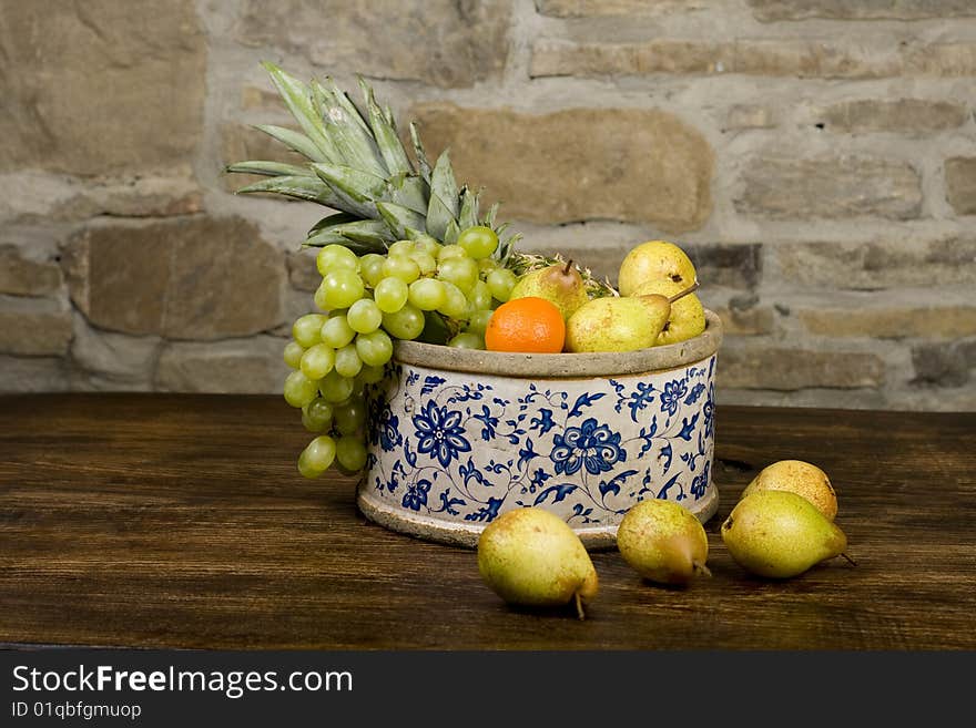 Basket Full Of Fruits