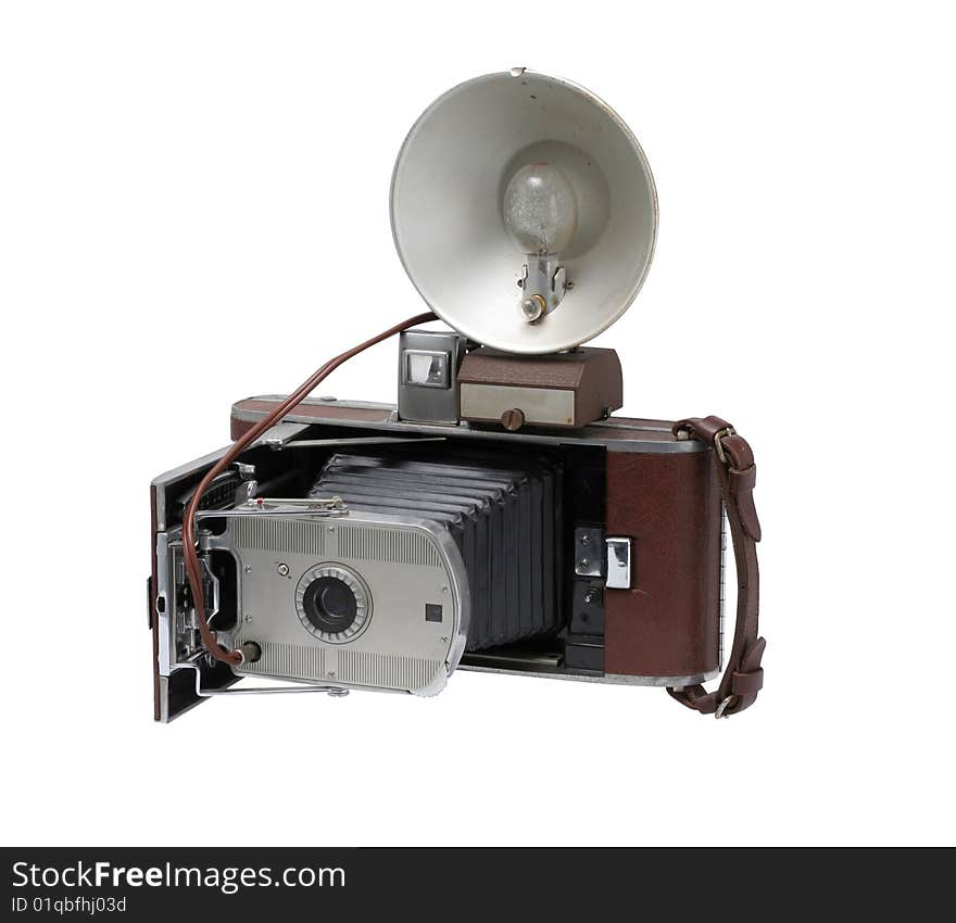 Isolated vintage camera