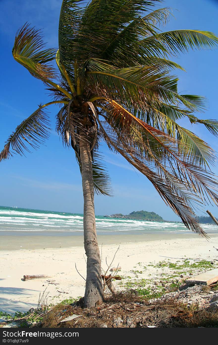 Beautiful beach in the southern part of Thailand. Beautiful beach in the southern part of Thailand