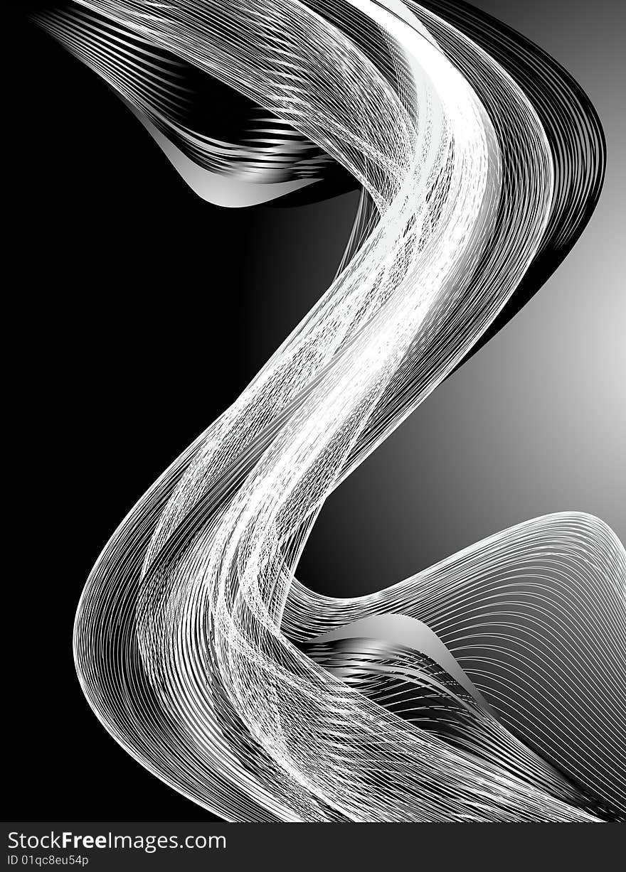 Background With Abstract Smooth Lines