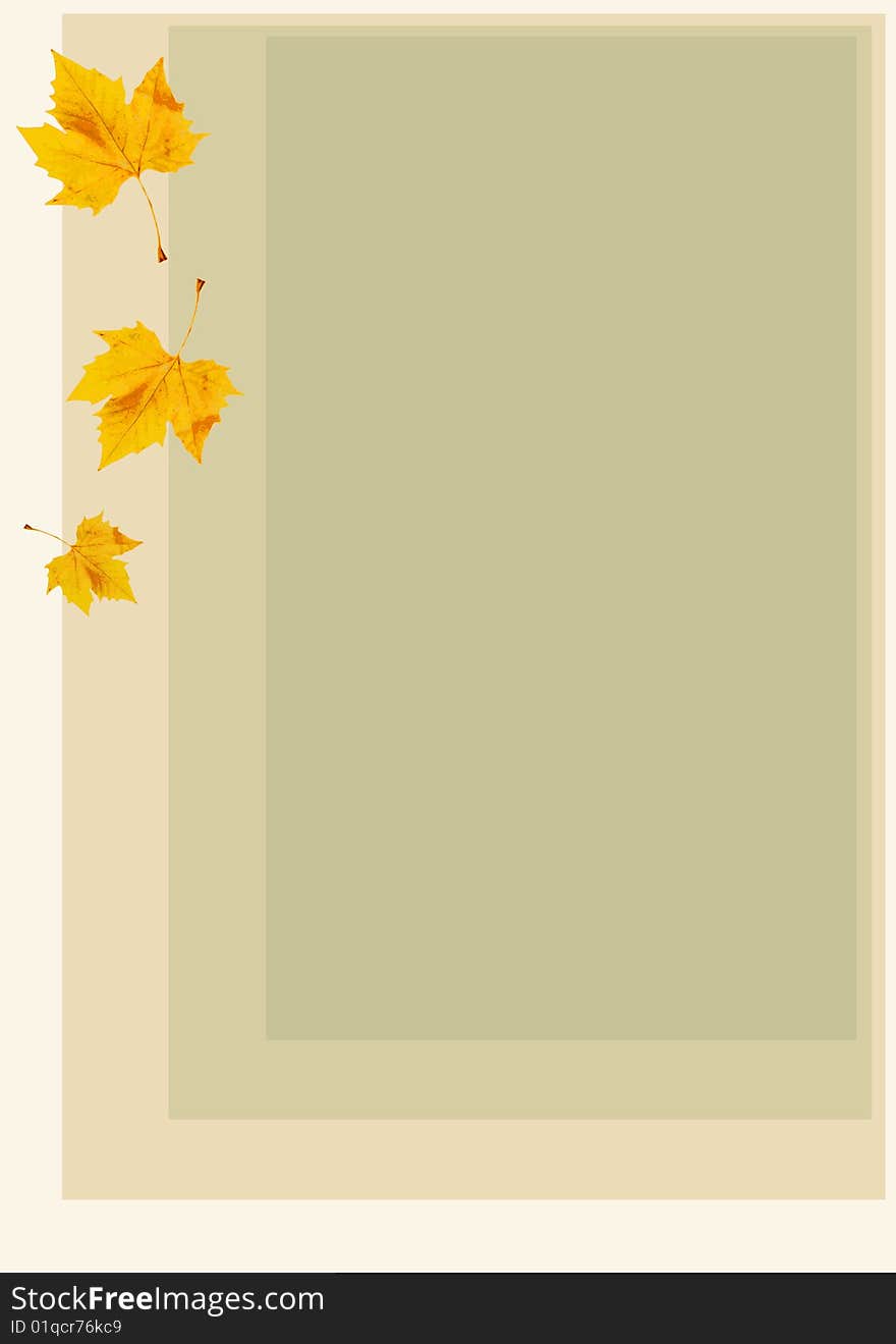 Vector Autumn Template