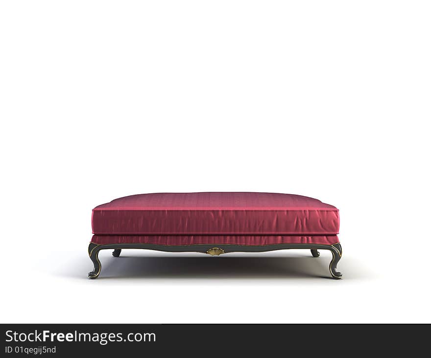 Sofa on the white background