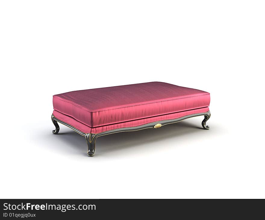 Sofa on the white background