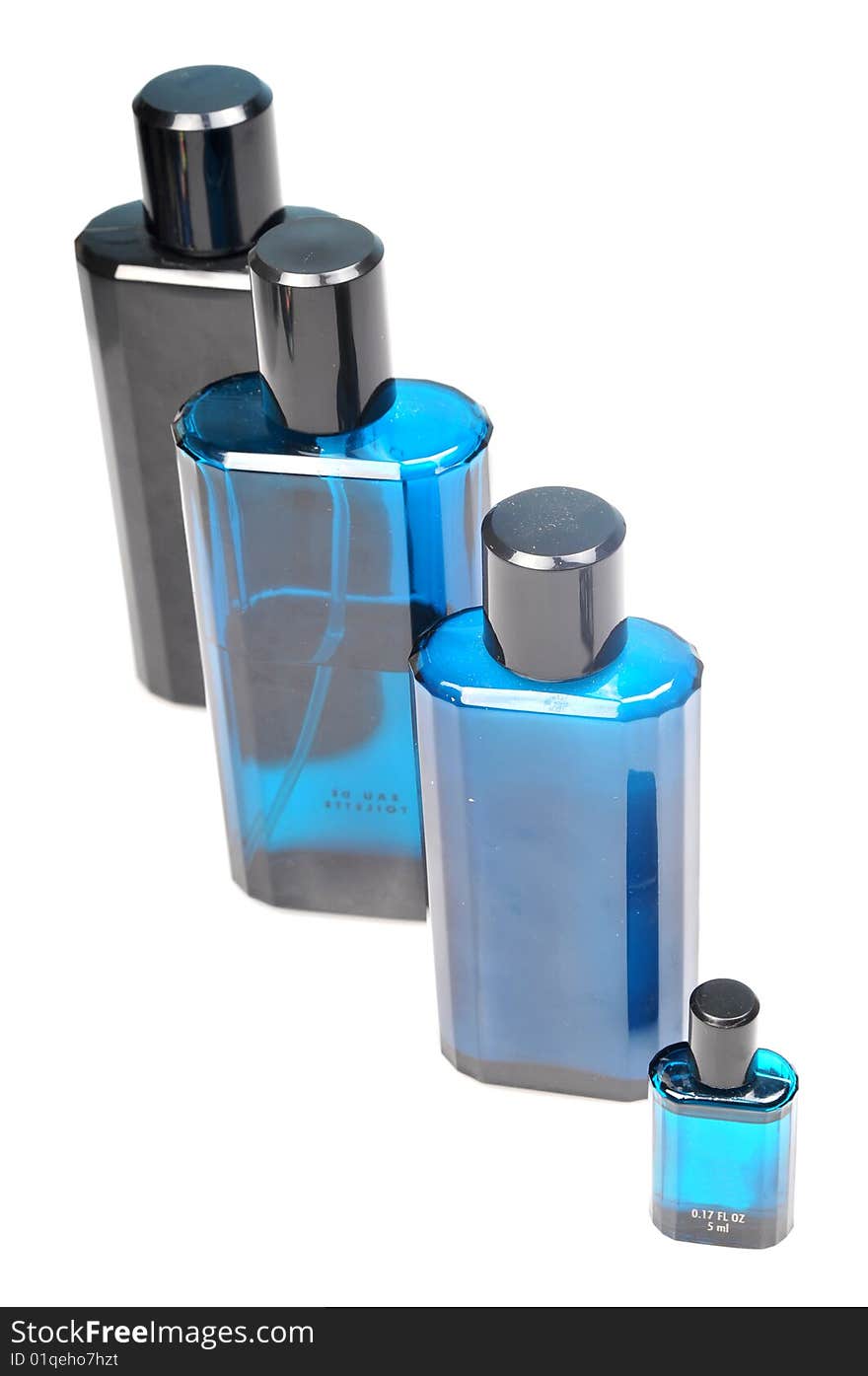 Black And Blue Bottles