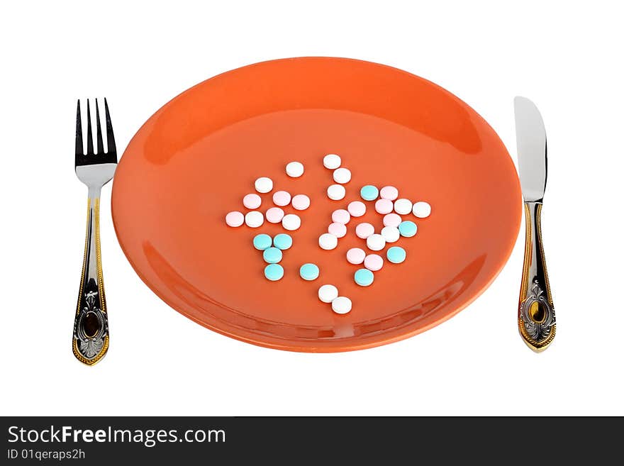 Plate With Pills