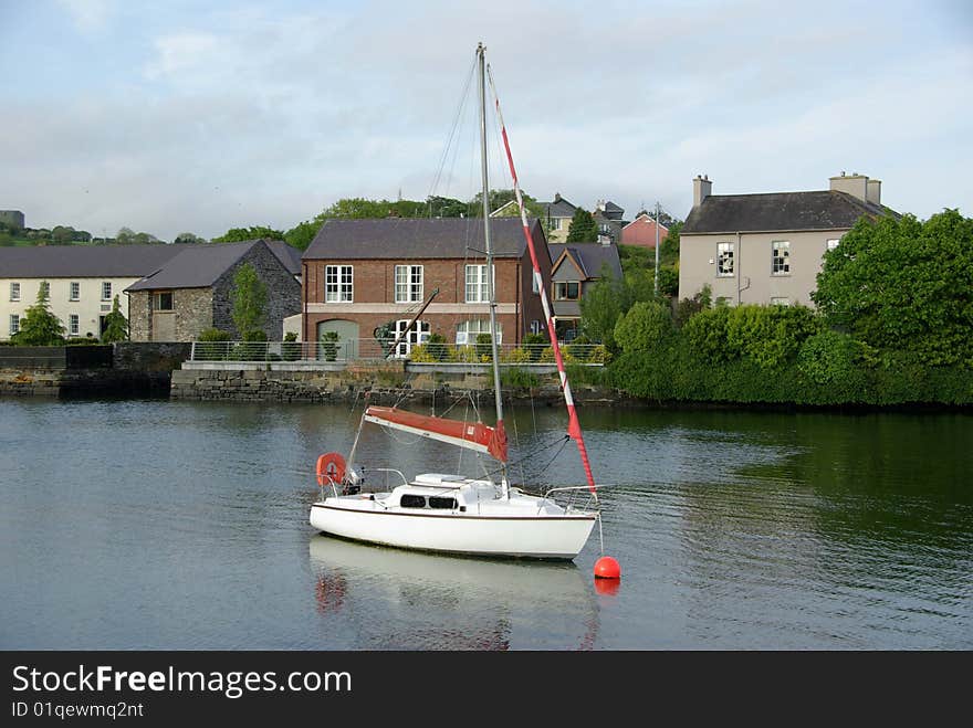 Sailing boat in Kinsale, ireland