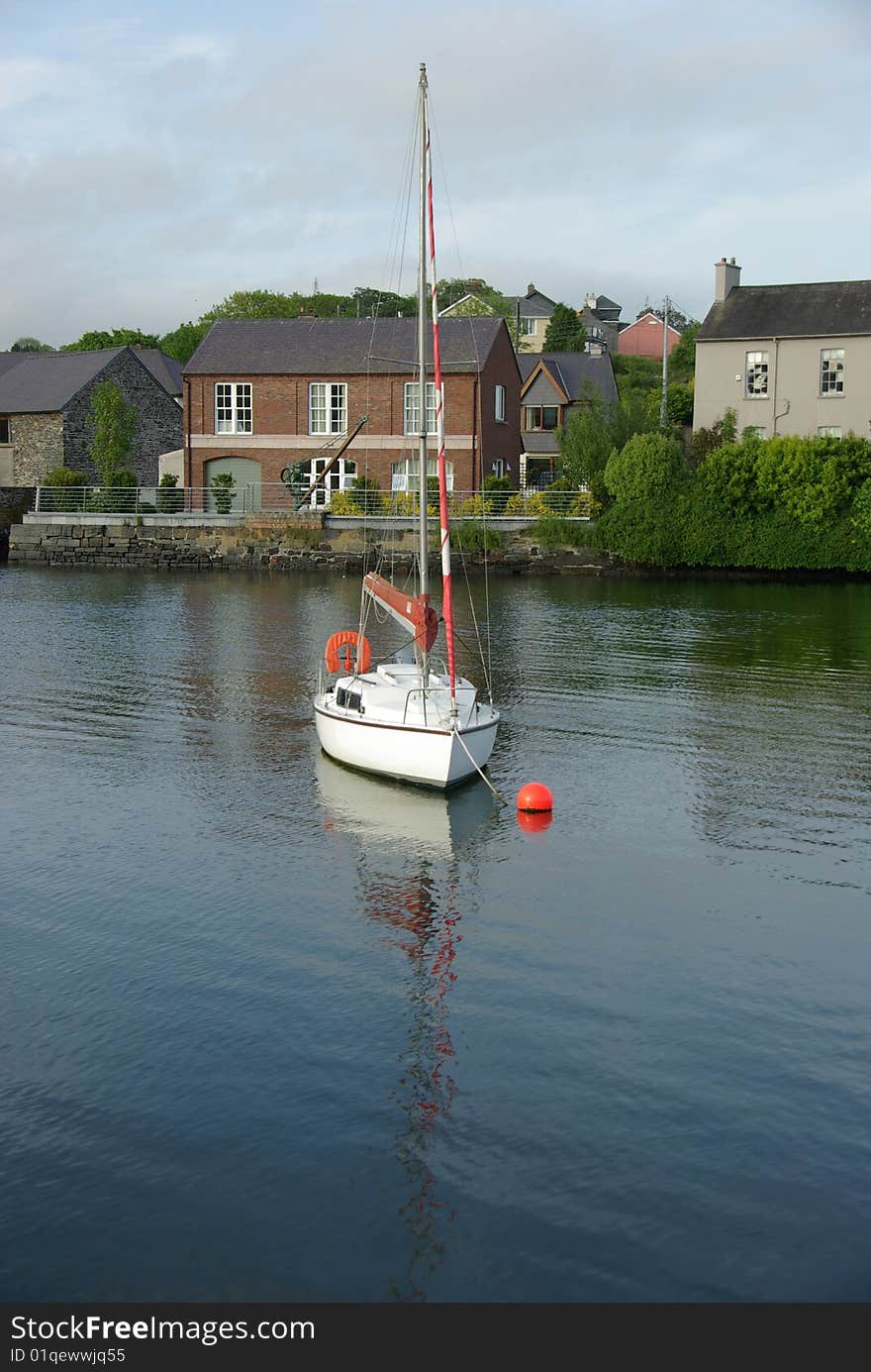 Sailing Boat In Kinsale, Ireland