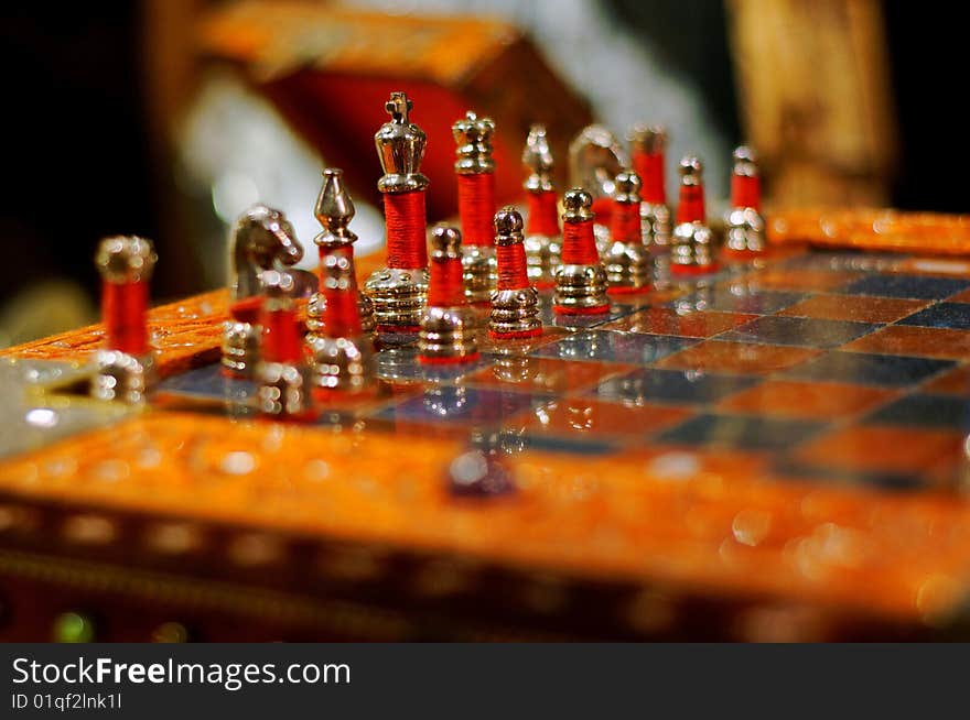 Exquisite chess set