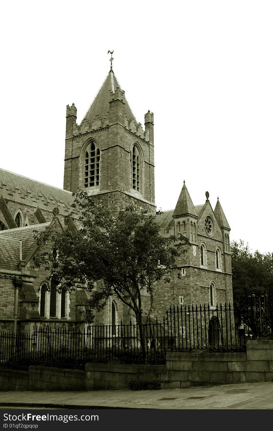 Gothic Cathedral in Dublin