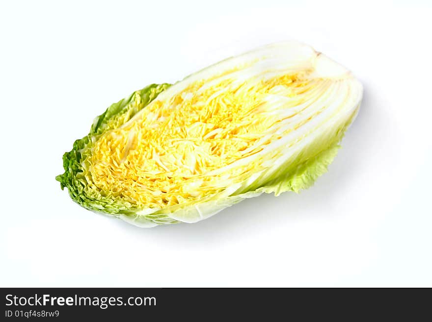 Cabbage isolated on white background. Cabbage isolated on white background