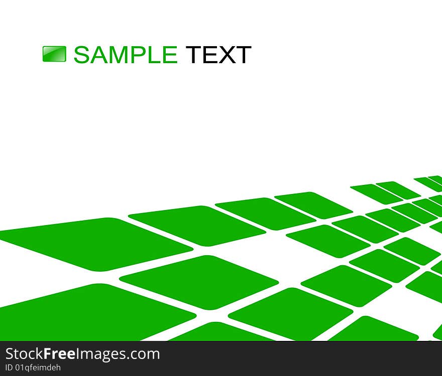 The green vector abstract background